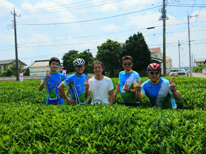 サイクルジャージ チーム狭山の半袖上下セット